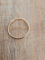 Nieuw! Haarspeld rond goudkleurig, Sieraden, Tassen en Uiterlijk, Ophalen of Verzenden, Nieuw, Haarspeld
