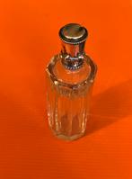 Antiek parfumflesje, zilver/kristal, Antiek en Kunst, Antiek | Goud en Zilver, Ophalen, Zilver