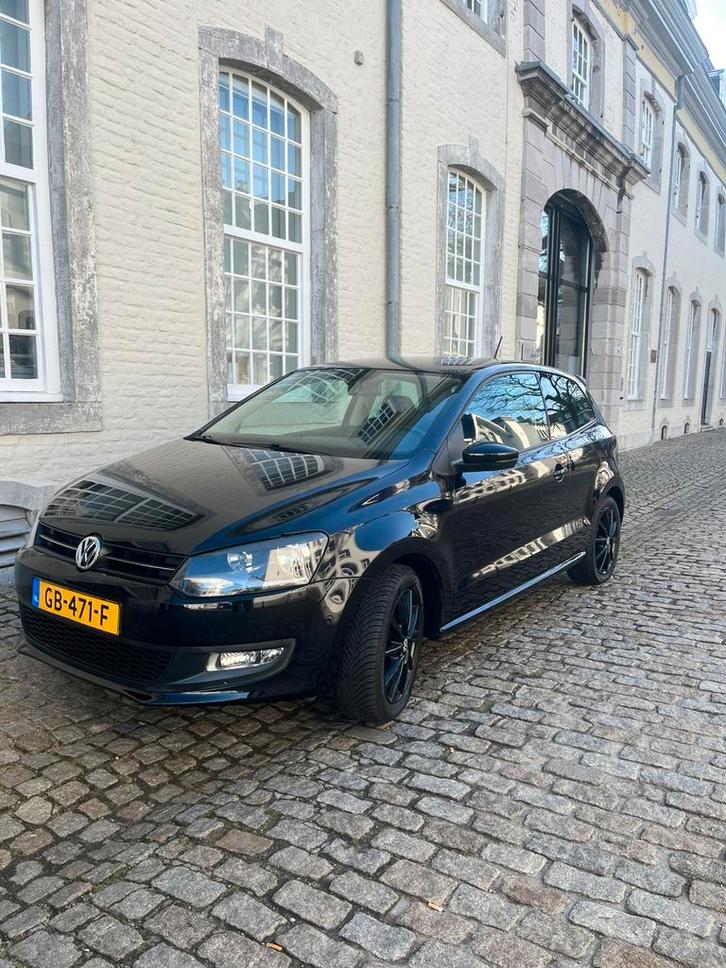Volkswagen Polo 1.4 16V FSI 63KW 2010 Zwart, Auto's, Volkswagen, Particulier, Polo, ABS, Airbags, Airconditioning, Alarm, Bluetooth