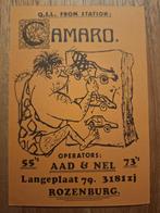 QSL Kaart - Camaro - Rozenburg, Verzamelen, Ophalen of Verzenden, Zo goed als nieuw