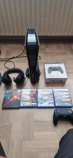 Ps5 disk met 2 joysticks 4 spellen en  sony h9 inzone, Ophalen of Verzenden, Zo goed als nieuw
