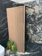 Inloopdouche 100x200 mat zwart met frame, Ophalen, Nieuw