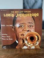 Louis Armstrong The Best Live Concert LP Vinyl, Ophalen of Verzenden, Zo goed als nieuw, Jazz