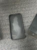 iPhone 4/4s met hoesje, Telecommunicatie, Mobiele telefoons | Apple iPhone, Gebruikt, Zwart, Ophalen of Verzenden, Zonder simlock
