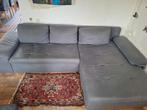 Grijze hoekbank, Ophalen, 250 tot 300 cm, Gebruikt, Hoekbank