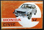 Instruktieboekje Honda Civic 1200 3- en 5-deurs - 1977, Verzenden