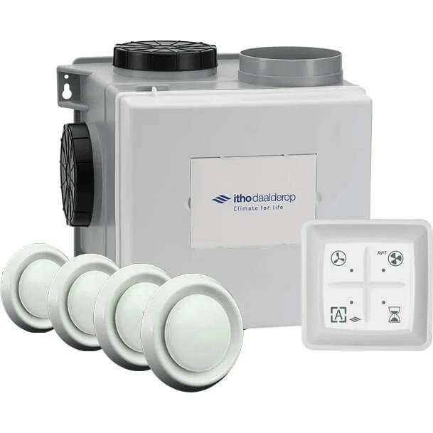 Itho Daalderop Alles-in-1 & Optima ( Ventilatiebox ), Doe-het-zelf en Verbouw, Ventilatie en Afzuiging, Zo goed als nieuw, Afzuiger