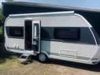 Hobby Excellent 495 UFE met nieuwe voortent Airco., Caravans en Kamperen, Caravans, Vast bed, Rondzit, Hobby, Tot en met 4