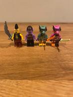 4 Ninjago poppetjes slechterikken, Ophalen of Verzenden, Zo goed als nieuw