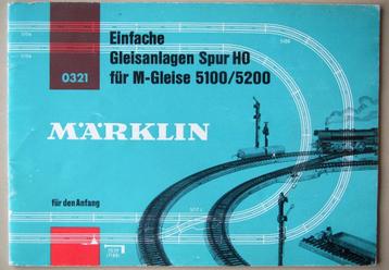 Märklin H0 0321 boekje voor M-rails: eenvoudige spoorplannen beschikbaar voor biedingen