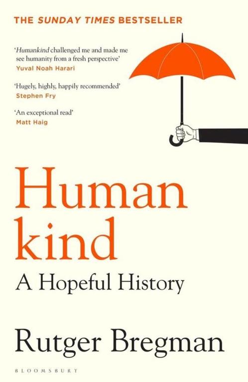 Rutger Bregman, Humankind, A hopefull History, Boeken, Literatuur, Zo goed als nieuw, Nederland, Ophalen of Verzenden