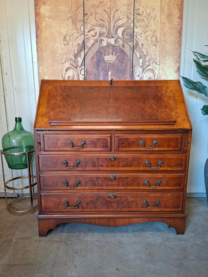 Klassieke Heldense secretaire, schijftafel, bureau, Huis en Inrichting, Kasten | Secretaires, Zo goed als nieuw, Ophalen of Verzenden