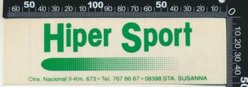 Sticker: Hiper Sport - Susanna beschikbaar voor biedingen