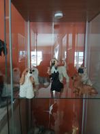 beeldjes in vitrinekast, Verzamelen, Beelden en Beeldjes, Ophalen, Gebruikt, Overige typen