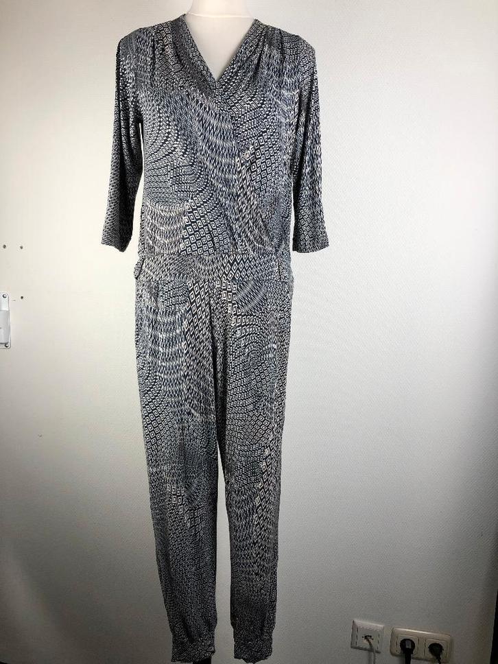 Studio Anneloes Jumpsuit  {mt: 38} 7414-18,3, Kleding | Dames, Jumpsuits, Zo goed als nieuw, Maat 38/40 (M), Blauw, Ophalen of Verzenden
