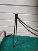 kandelaar voor 2 kaarsen met boog metaal, Ophalen of Verzenden, 'T Olde Gre-j, Info@toldegrej.nl, Endepoelstraat 20f Didam