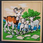 Mooie zgan houten Rolf puzzel,  geitjes., Ophalen of Verzenden, Zo goed als nieuw