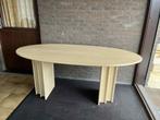 Ovalen eettafel - Italiaans travertin - 180x90, Huis en Inrichting, Tafels | Eettafels, Gebruikt, Vijf personen of meer, 150 tot 200 cm