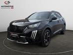 Peugeot 2008 1.2 PureTech Allure 145pk Aut.Navi Pano 360° d, 145 pk, 1199 cc, Leder en Stof, Zwart