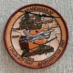 Patch RNLAF 1 (NLD) ATF ISAF Afghanistan 2007 Kandahar AF, Embleem of Badge, Nederland, Luchtmacht, Ophalen of Verzenden