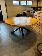160 rond mango houten eettafel, Huis en Inrichting, Tafels | Eettafels, Ophalen, Gebruikt, 150 tot 200 cm, Rond