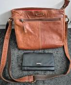 DR leren schoudertas Amsterdam Tas en portemonnee, Sieraden, Tassen en Uiterlijk, Tassen | Schoudertassen, Overige merken, Gebruikt