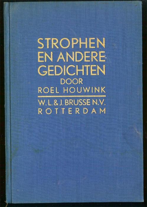 Roel Houwink STROPHEN EN ANDERE GEDICHTEN Uitgegeven te Rott, Boeken, Gedichten en Poëzie, Gelezen, Ophalen of Verzenden