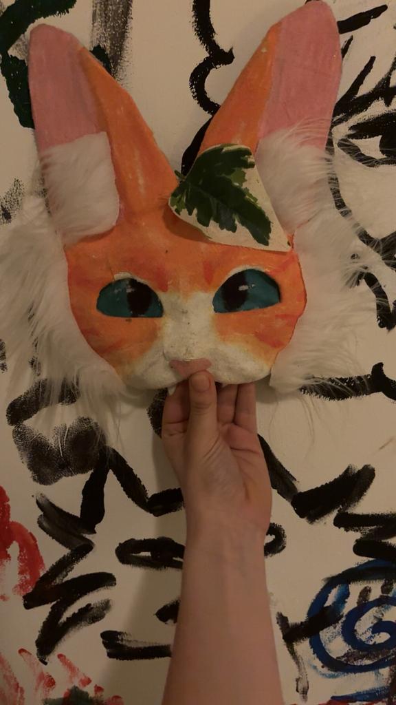 Therian / quads mask, Ophalen of Verzenden, Gebruikt, Accessoires