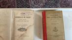 2 oude Franse boeken , Etienne Marcel, histoiresAbregee, Ophalen of Verzenden