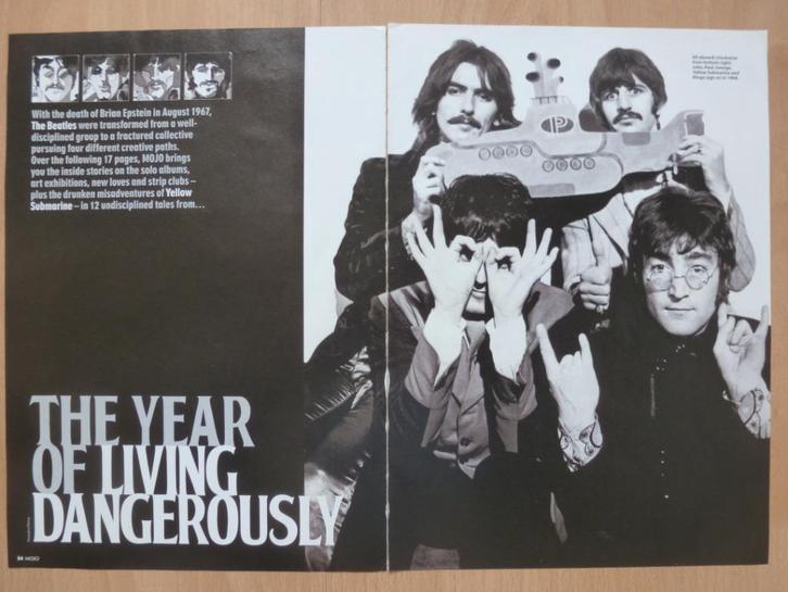 Artikel The Beatles Engels tijdschrift Mojo magazine 19 blz., Verzamelen, Muziek, Artiesten en Beroemdheden, Nieuw, Boek, Tijdschrift of Artikel