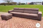 GRATIS LEVERING HEEL NL Grote Stoffen 4zit Bankstel + Hocker, 300 cm of meer, 75 tot 100 cm, Ophalen of Verzenden, Zo goed als nieuw