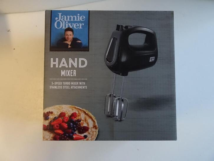 Jamie Oliver handmixer (400W, 5 standen, turbo)mixer,, Huis en Inrichting, Keuken | Keukenbenodigdheden, Nieuw, Ophalen of Verzenden