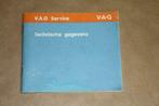 Boekje - V.A.G Service - Technische gegevens VW !!, Auto diversen, Handleidingen en Instructieboekjes, Ophalen of Verzenden