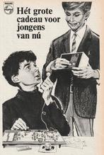 Retro reclame 1964 Philips RE EE doos radio bouwdoos jongen, Verzenden, Overige typen