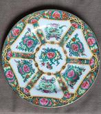 Gebloemde Chinese Bord, Ophalen of Verzenden