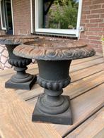 Prachtige gietijzeren vazen, Tuin en Terras, Tuinvazen, Ophalen, Gebruikt