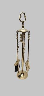 Fraai openhaardstel , haardset, Antiek en Kunst, Antiek | Koper en Brons, Ophalen of Verzenden, Koper