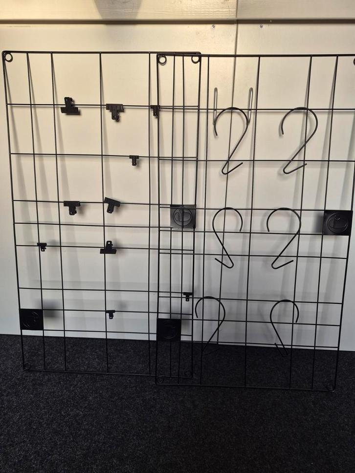 Metalen memobord / wandrek VT wonen, Huis en Inrichting, Woonaccessoires | Memoborden, Zo goed als nieuw, Overige typen, Ophalen