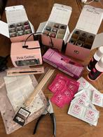 Pink gellac set, Ophalen, Overige kleuren, Zo goed als nieuw, Handen en Nagels