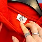Mikky Ky unisex hoodie sweater rood logo achterop S nr 47994, ., Ophalen of Verzenden, Mikky Ky, Rood