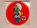 Smurfen smurf vintage BP tankstation sticker smurfin, Verzamelen, Ophalen of Verzenden, Gebruikt, Strip of Tekenfilm