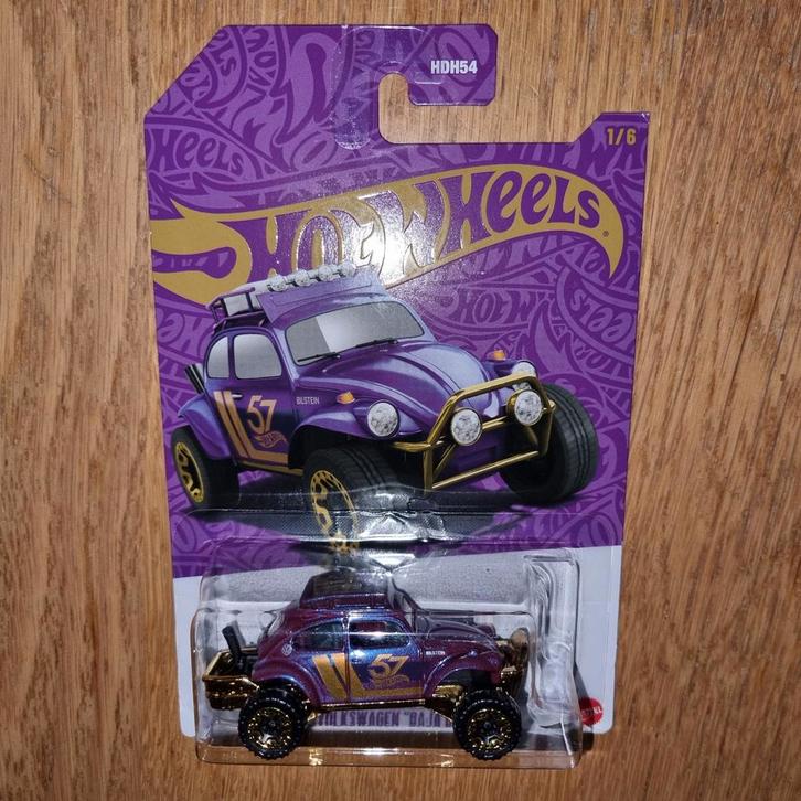 106 - Hotwheels Volkswagen Baja Bug in verpakking., Hobby en Vrije tijd, Modelauto's | Overige schalen, Nieuw, Auto, Ophalen of Verzenden