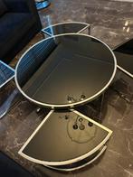 Salon tafel zwart, Gebruikt, Rond, Minder dan 50 cm, 50 tot 100 cm