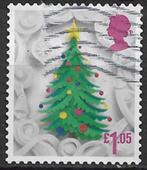 GB £ 1,05 Kerstzegel - Kerstboom - 2016, Postzegels en Munten, Postzegels | Europa | UK, Verzenden, Gestempeld