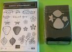 Sweet Strawberry Bundel: Stempelset + Pons Stampin Up NIEUW, Ophalen of Verzenden, Nieuw, Clearstamp