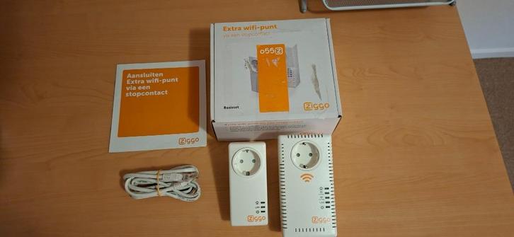 Ziggo wifi-punt via het stopcontact, Computers en Software, WiFi-versterkers, Zo goed als nieuw, Ophalen of Verzenden