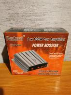 Marquant power booster 2 x 100w car amplifier, Audio, Tv en Foto, Nieuw, Ophalen of Verzenden