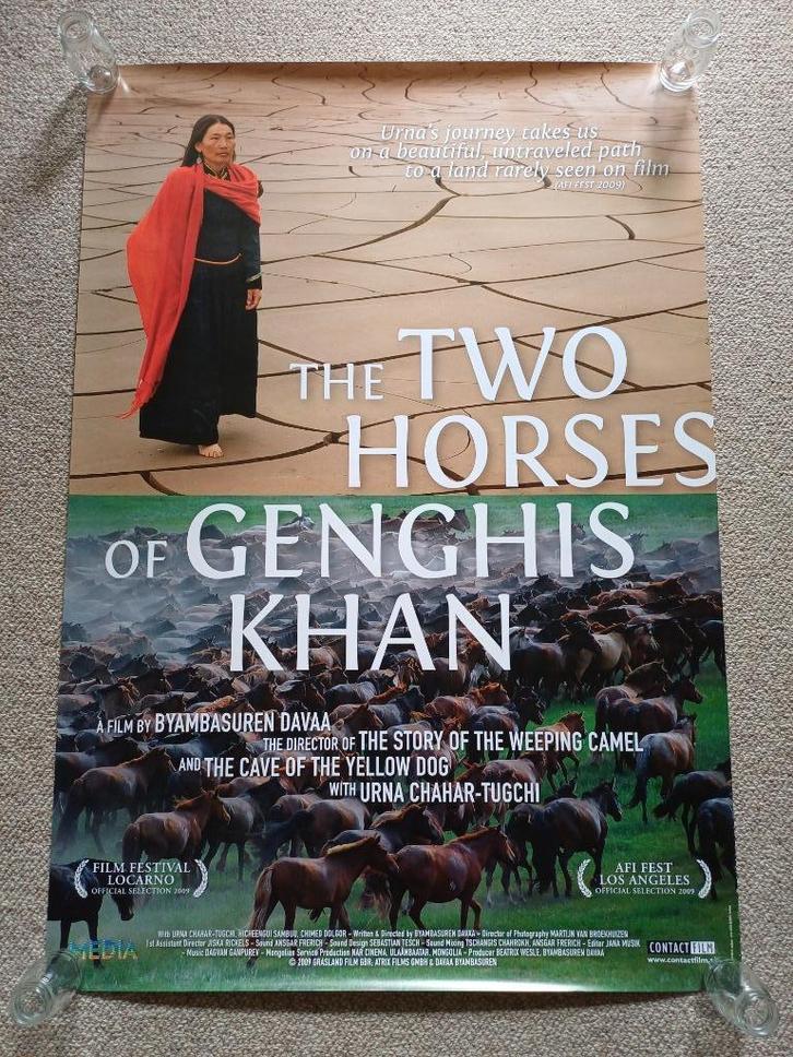 THE   TWO   HORSES  of  GENGHIS   KHAN     filmposter., Verzamelen, Posters, Nieuw, Film en Tv, Verzenden