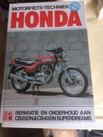 werkplaatshandboek HONDA CB250N en CB400N;  Nieuw Boek*, Ophalen of Verzenden, Honda