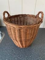 Mooie rieten mand voor stofdoeken etc 24x24 cm, Mand, Rond, Ophalen of Verzenden, Zo goed als nieuw